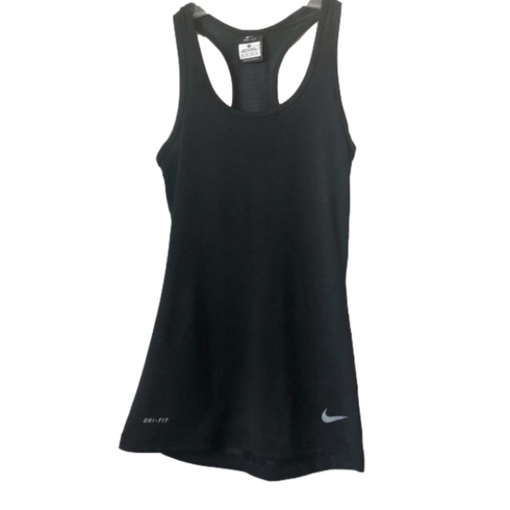 Nike Dri-FIT Racerback Training Tank Mesh Back Ventilation Black XS